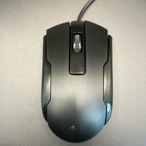 Wired USB Optical Computer Mouse Black